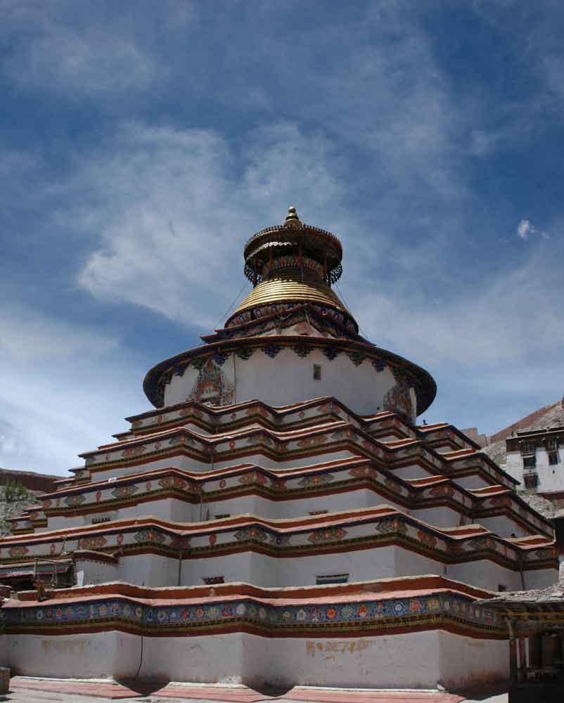64 - Tibet - Gyantse, stupa de Khumbhum